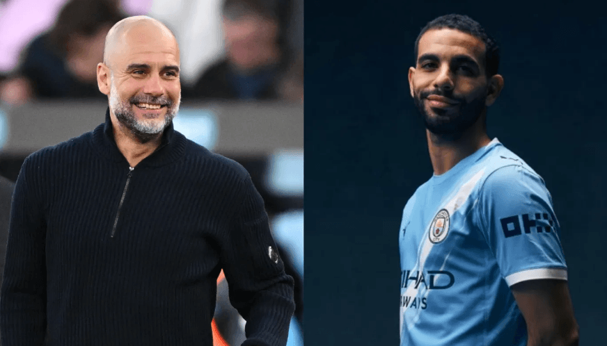آيت نوري: 'فخور بتواجدي في السيتي والعمل مع أفضل مدرب في العالم'