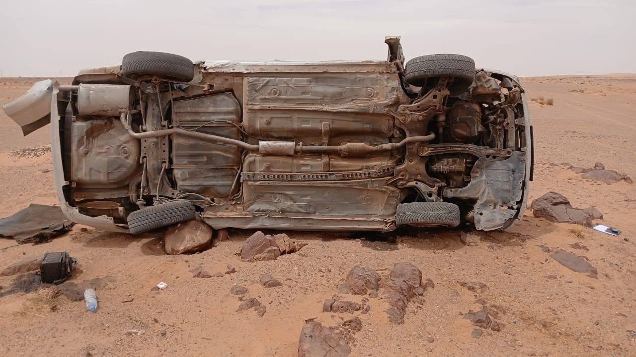 إصابة عدة أشخاص في حادث سير على الطريق بين شوم واتواجيل