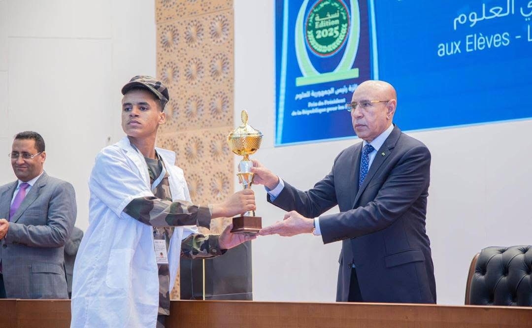 نواكشوط: الرئيس غزواني يسلم جوائز أولمبياد ورالي العلوم