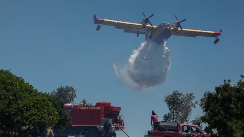 Greece calls on EU aid to fight wildfires