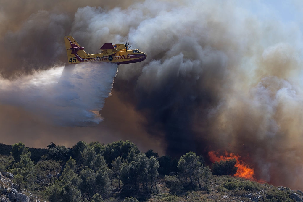 South of France engulfed in flame