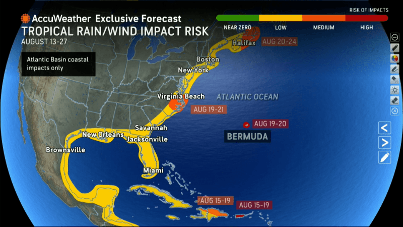 When will Tropical Storm Erin strengthen into a hurricane? See path tracker