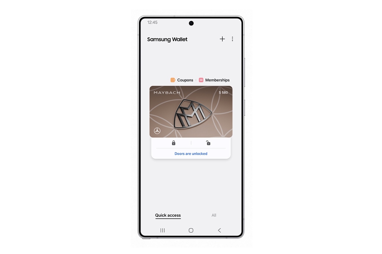 Samsung Wallet: Your New Digital Key for Mercedes-Benz