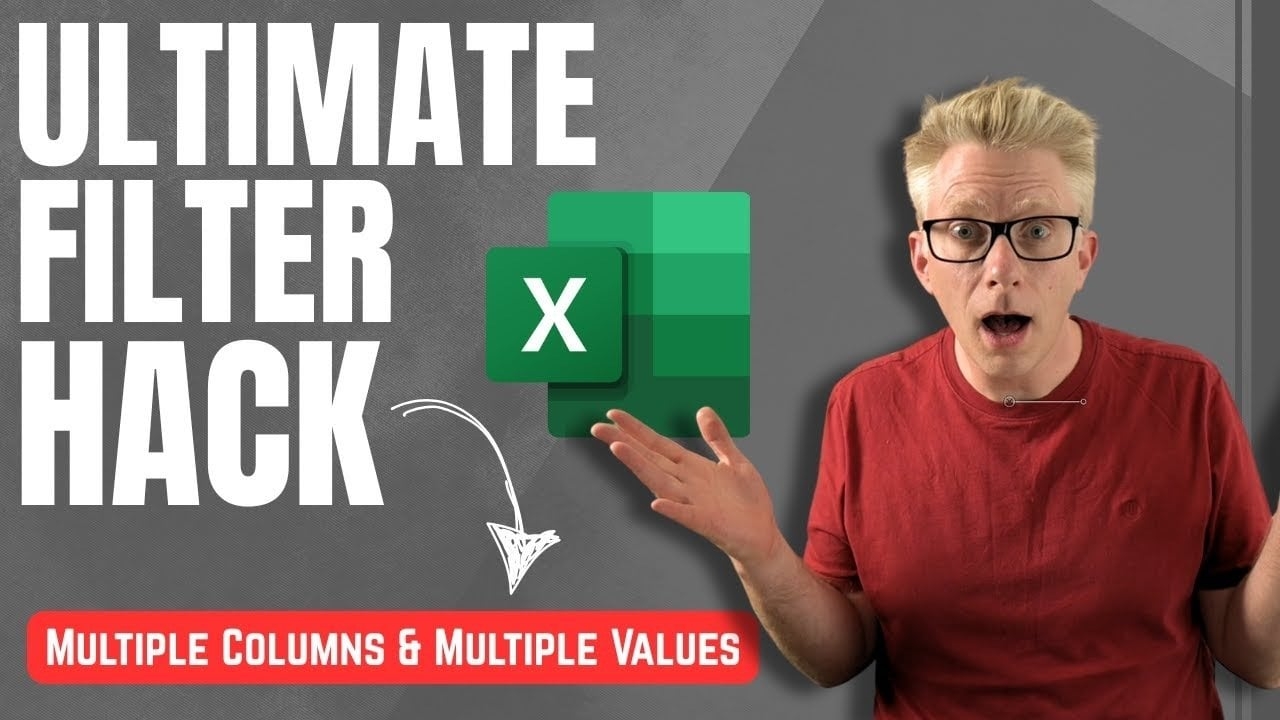 Excel's Ultimate FILTER Hack : Multiple Columns Multiple Values