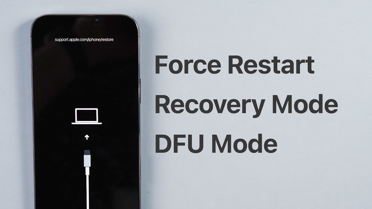 How to Force Restart Your iPhone and Use Recovery & DFU Mode