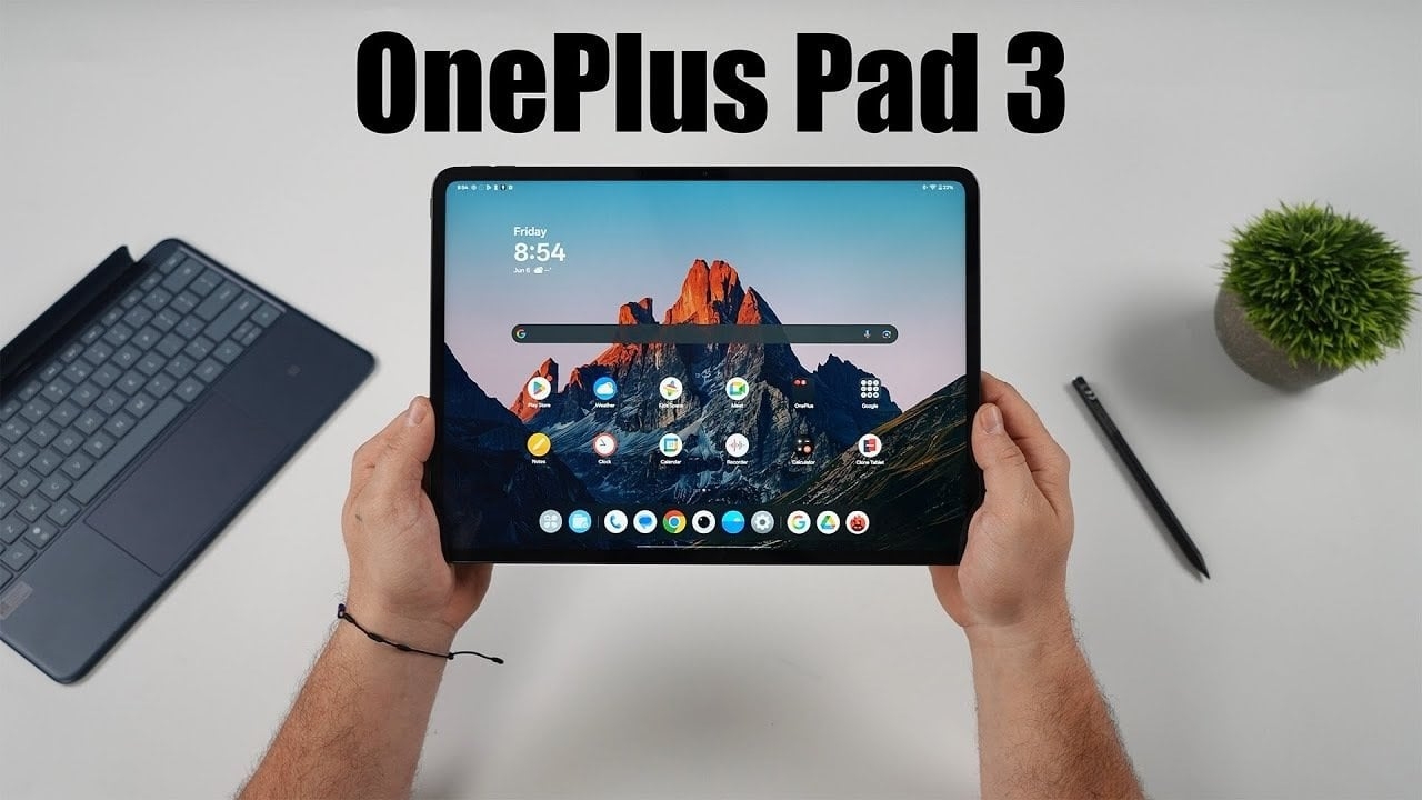 OnePlus Pad 3 Hands On Review : Ultimate Tablet for Work and Play?
