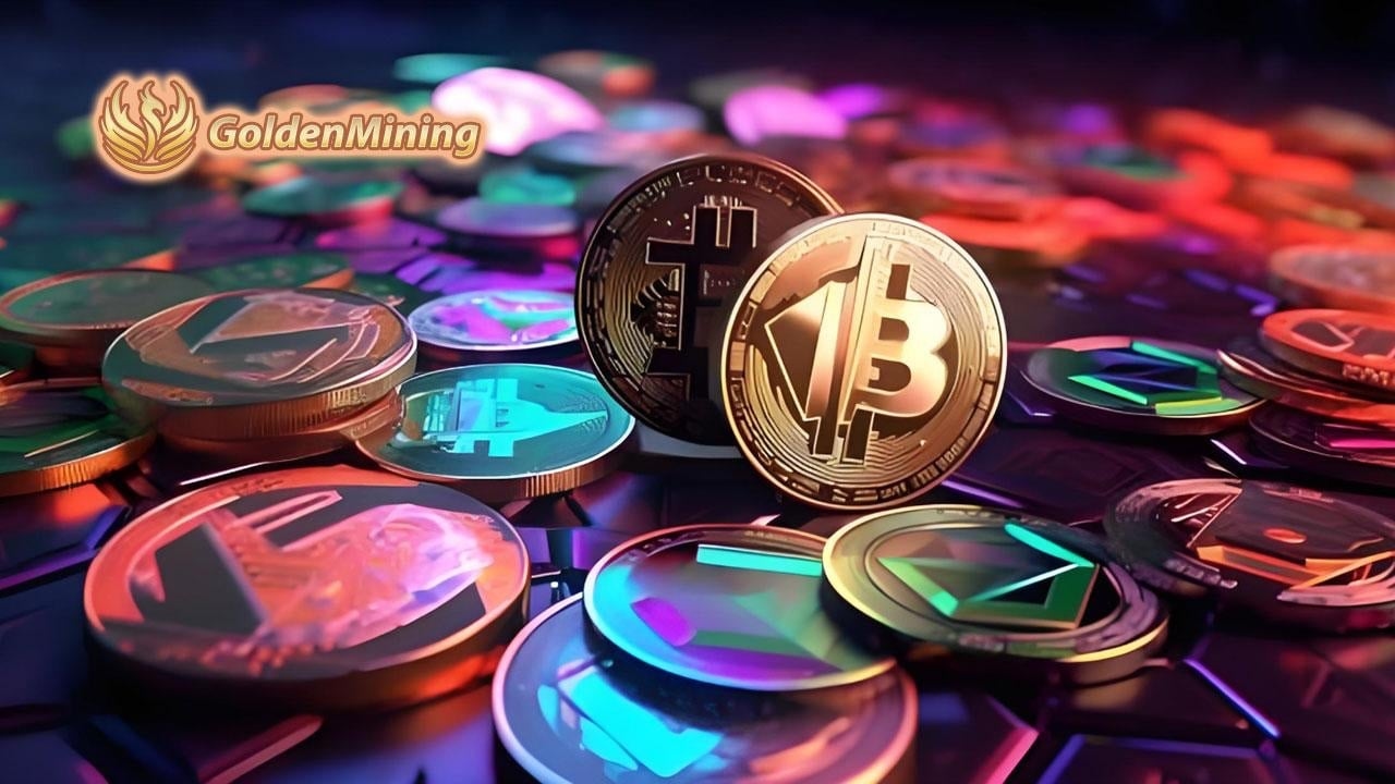 Avoid the risk of BTC falling and choose GoldenMining cloud mining to earn $9,700 per day