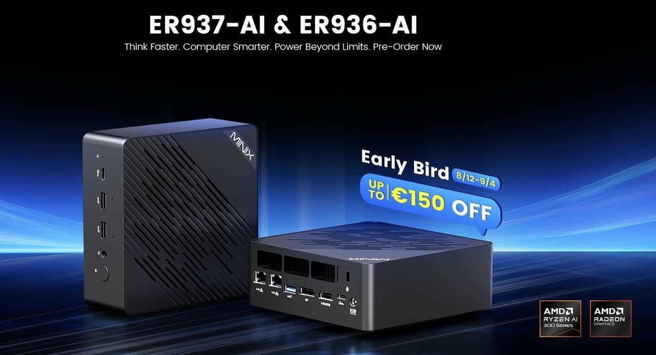 MINIX Debuts ER937-AI & ER936-AI: AI-Powered Mini PCs Redefine Compact Computing Excellence