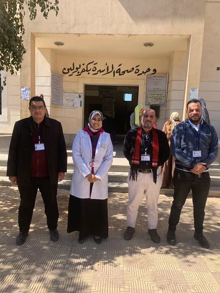 علاج ٥٥٣ بقافلة بولين كوم حماده بالبحيرة