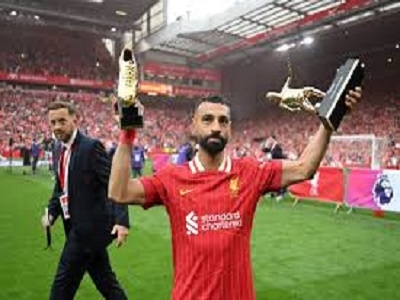 محمد صلاح يتصدر قائمة ملوك المساهمات التهديفية في الدوريات الخمس الكبرى