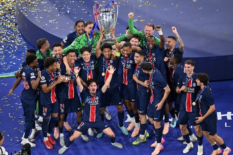 باريس سان جيرمان يسيطر على التشكيل المثالي لدوري أبطال أوروبا