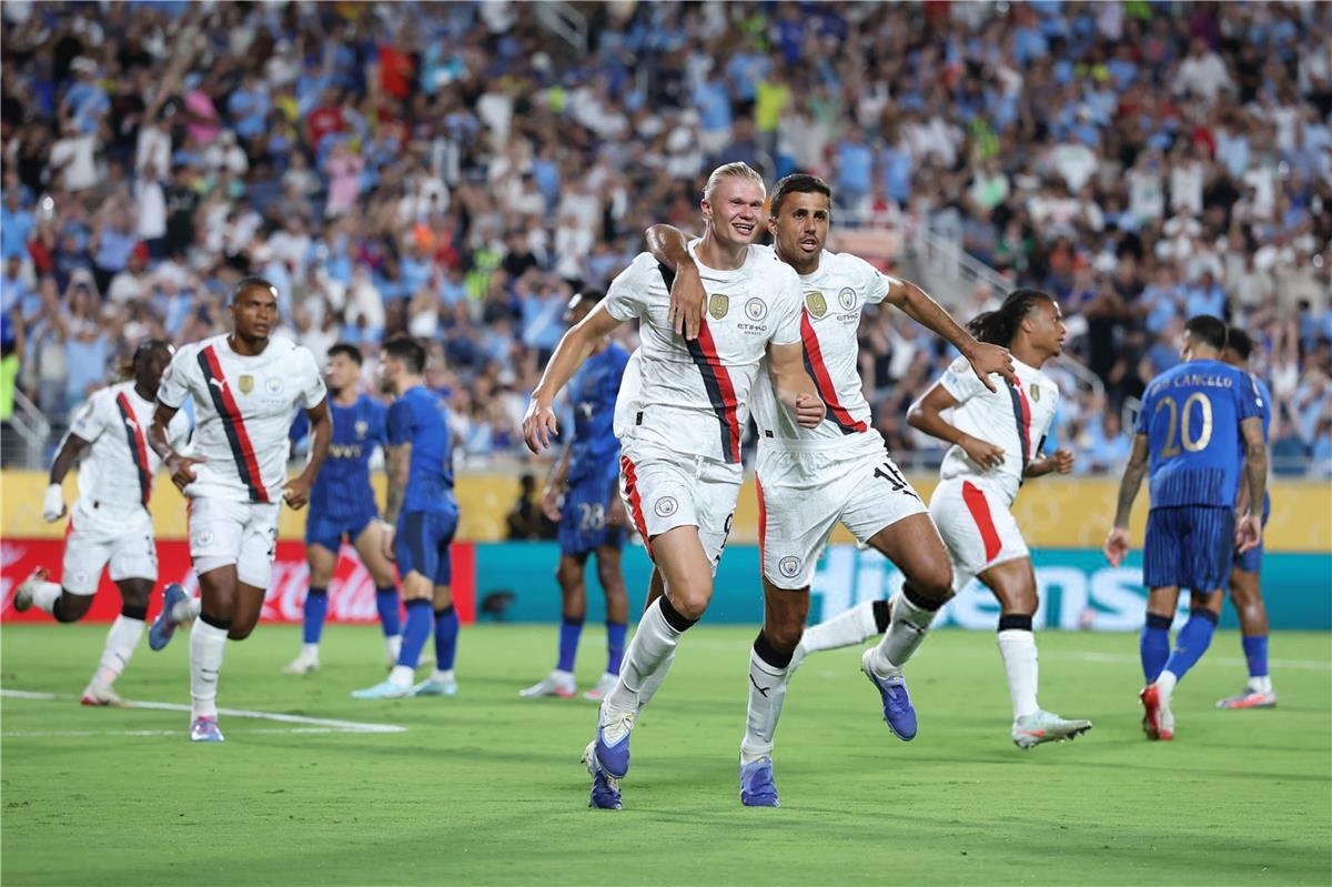 الهلال ضد السيتي .. شاهد هالاند يسجل هدف تعادل مانشستر سيتي