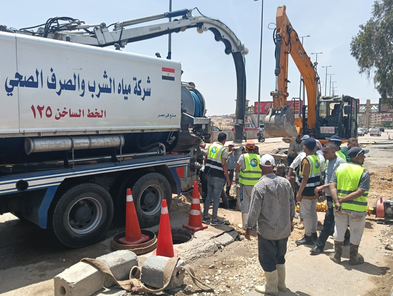 خلال ساعتين لضخ المياه بصورتها الطبيعية للمناطق المتأثرة