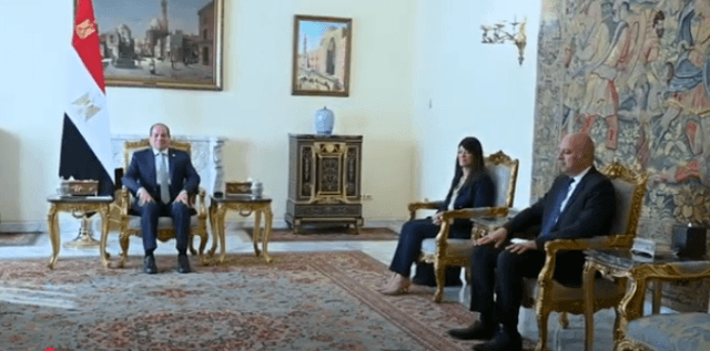 رئاسة الجمهورية تبرز نشاط الرئيس السيسى اليوم.. فيديو