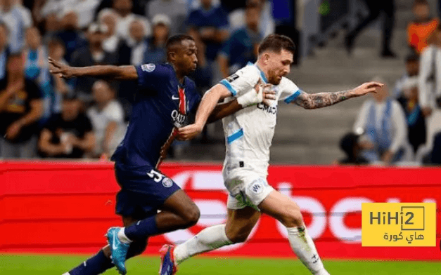 مشوار باريس سان جيرمان و مارسيليا في الدوري الفرنسي