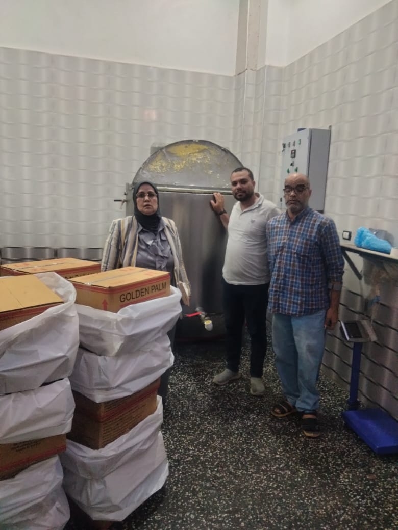 ضبط معمل غير مرخص يغش الزبدة البلدي بالعياط