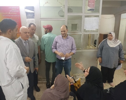 "الشلقاني" يطمئن على جودة الرعاية الصحية بالقناطر الخيرية