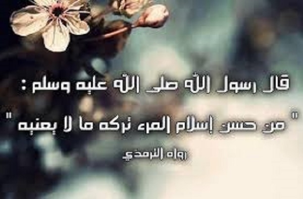 "من حسن إسلام المرء..تركُه ما لا يعنيه" خلق نبوي تشكو منه القلوب