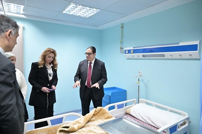 جولة تفقدية لرئيس جامعة القاهرة بالمستشفى الشمالي بالمعهد للقومي للأورام