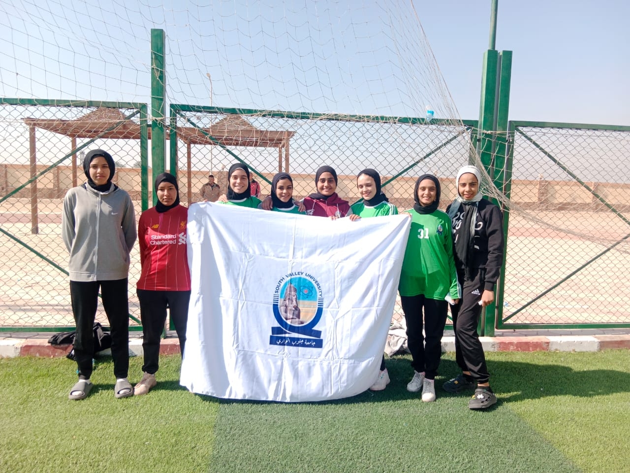 جامعة جنوب الوادى تشارك في مهرجان ألعاب الجنوب بالأقصر