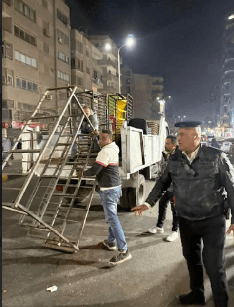 التحفظ علي ١٥ توك توك بجنوب المنيرة و رفع ٦٩٥ اشغال بالعمرانية