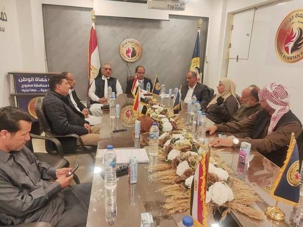 أمانة حماة الوطن بمطروح تستضيف رئيس قطاع الكهرباء لسماع مطالب الأهالي