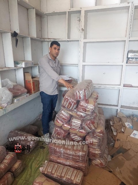 ضبط من 25 طن دقيق ولحوم ودواجن ومخللات وتحرير 366مخالفة بالدقهلية