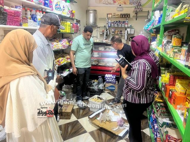 حملة تفتيشية على الأسواق بقرى فارسكور