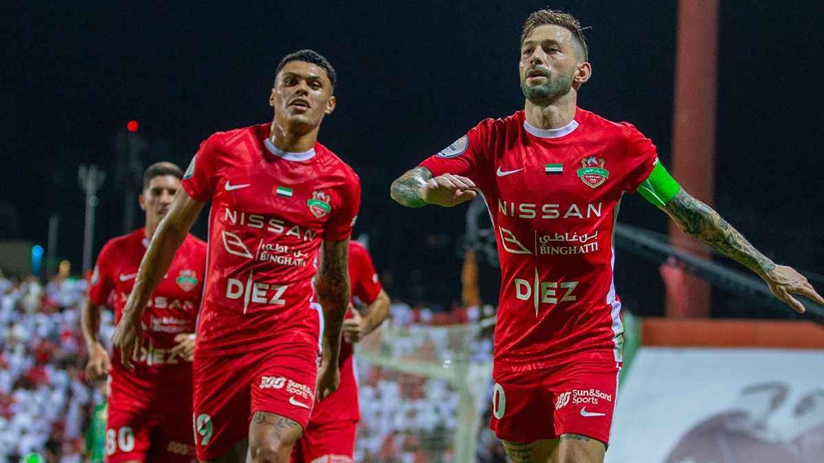 شباب الأهلى يفوز على الشارقة بنصف نهائى كأس الرابطة الإماراتية