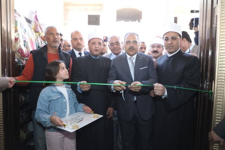 محافظ الشرقية يفتتح المسجد الكبير بكفر يوسف سلامة في الزقازيق