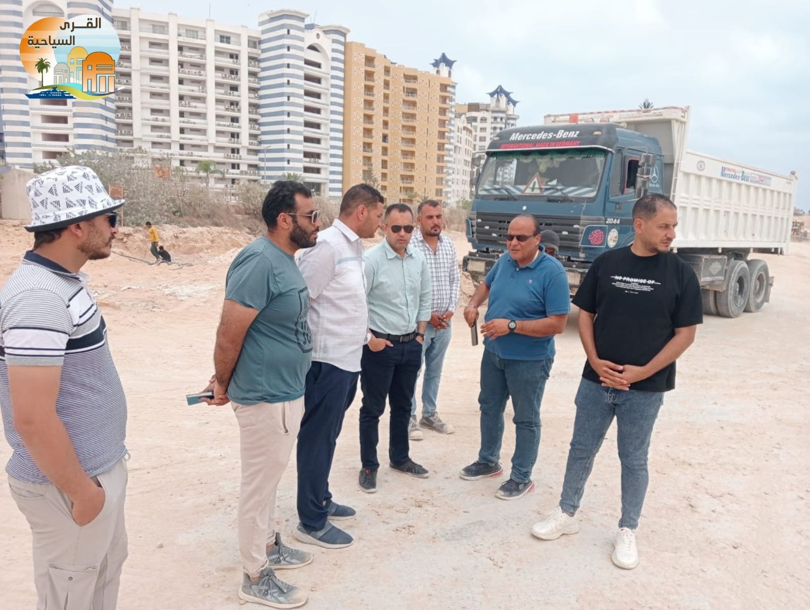 رئيس جهاز القري السياحية يواصل جولاته لمتابعة المشروعات الجاري تنفيذها
