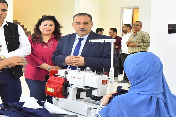 محافظ أسيوط يتفقد المجمع الصناعي الحرفي بقرية الشامية بساحل سليم