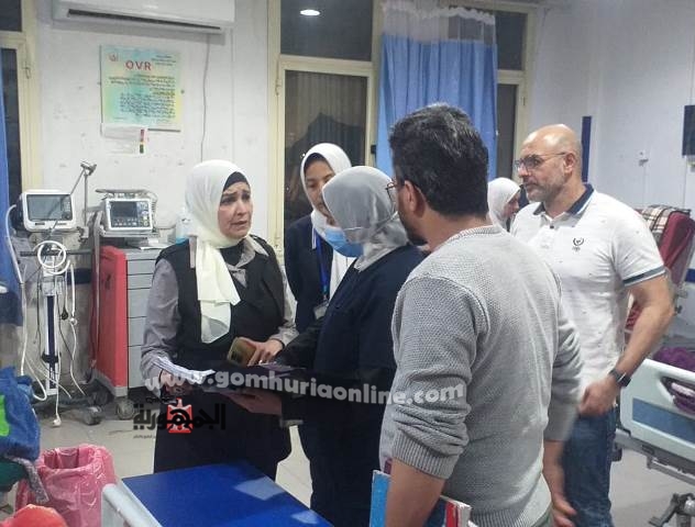 وكيل صحة بني سويف تفاجئ مستشفى الفشن المركزي بزياره ليليه
