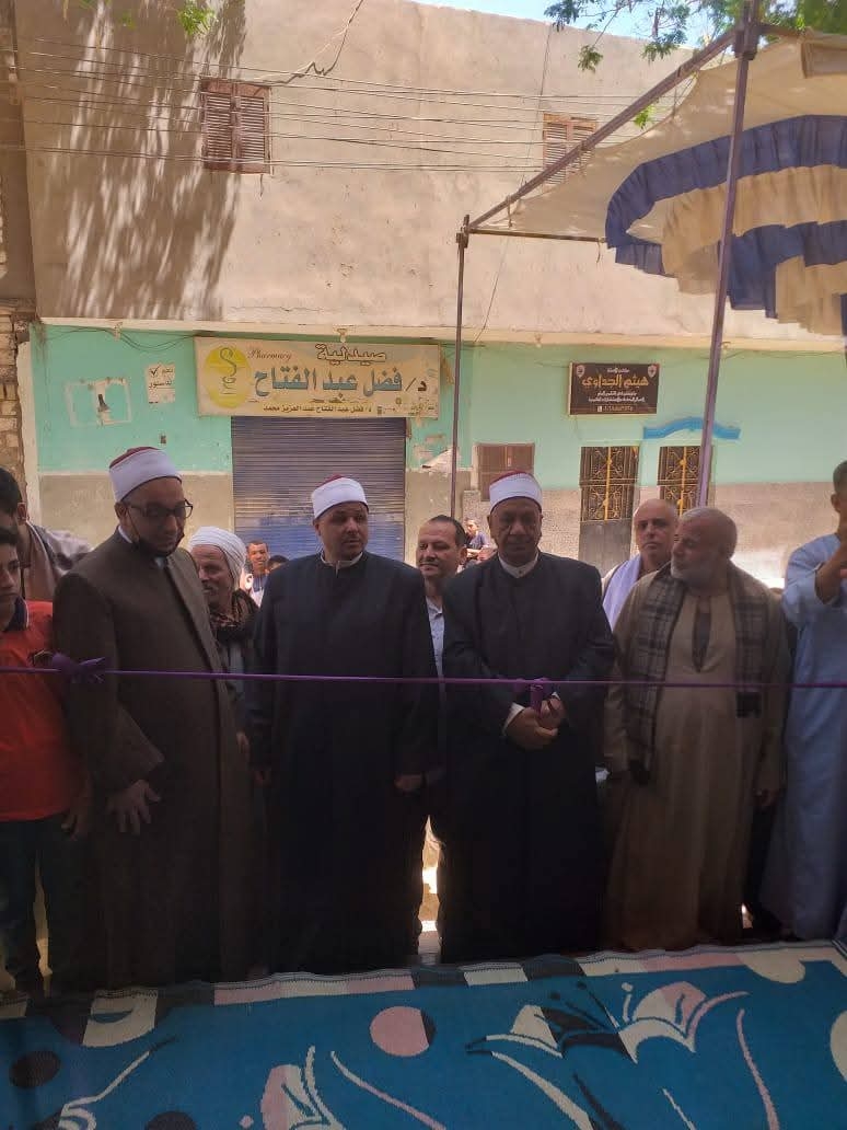 افتتاح مسجدي كامل عطية بجبل الطير والرحمة ببني عبيد