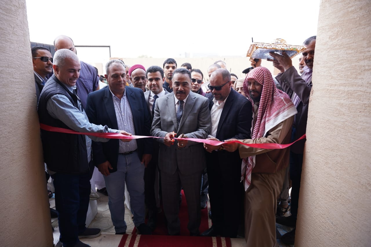 محافظ مطروح يفتتح مبنى الوحدة البيطرية بالسلوم