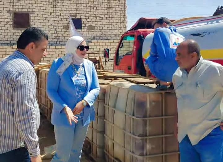 ضبط 6 طن سولار بمنطقة كشوك عميرة بمطروح