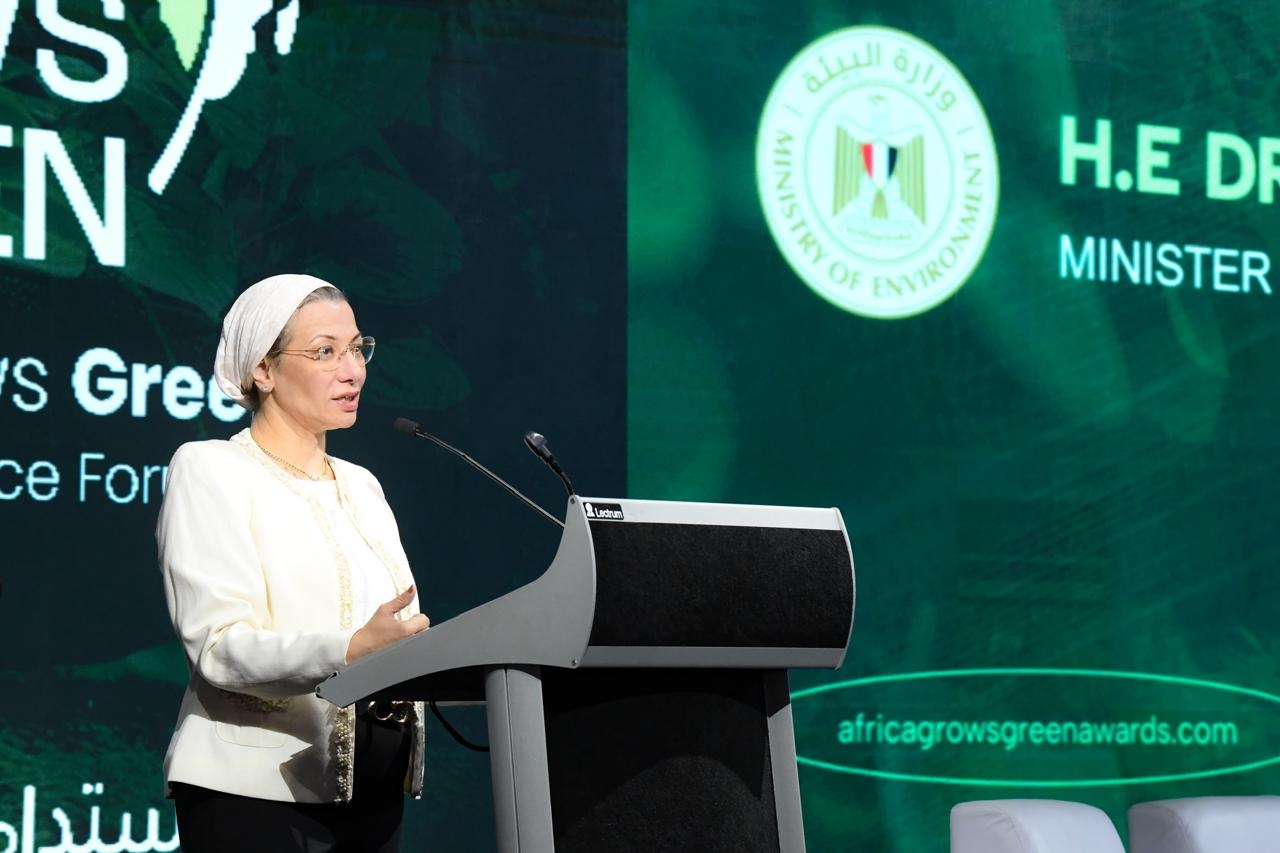 وزيرة البيئة تدعو للعمل المشترك لتنفيذ مشروعات خضراء قابلة للتطوير