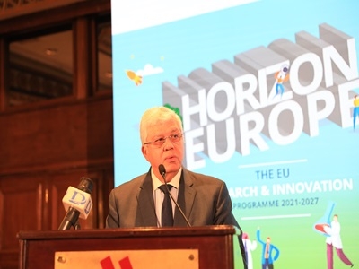 أيمن عاشور يشهد إطلاق برنامج عمل "أفق أوروبا Horizon Europe"