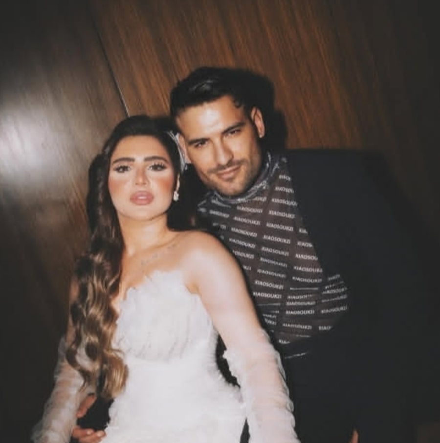 رسالة رومانسية من مسلم لزوجته يارا تامر بعد زواجهما