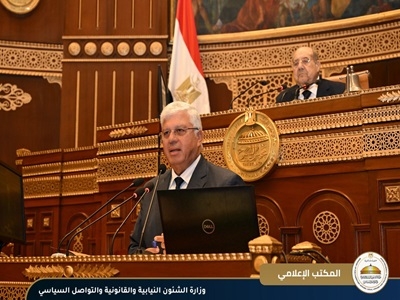 خلال جلسة مجلس الشيوخ لمناقشة تقرير حول كليات التربية