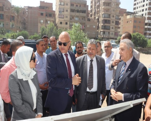 "عطية" يتفقد إنشاءات مكتبة مصرالعامة الجديدة في شبرا الخيمة