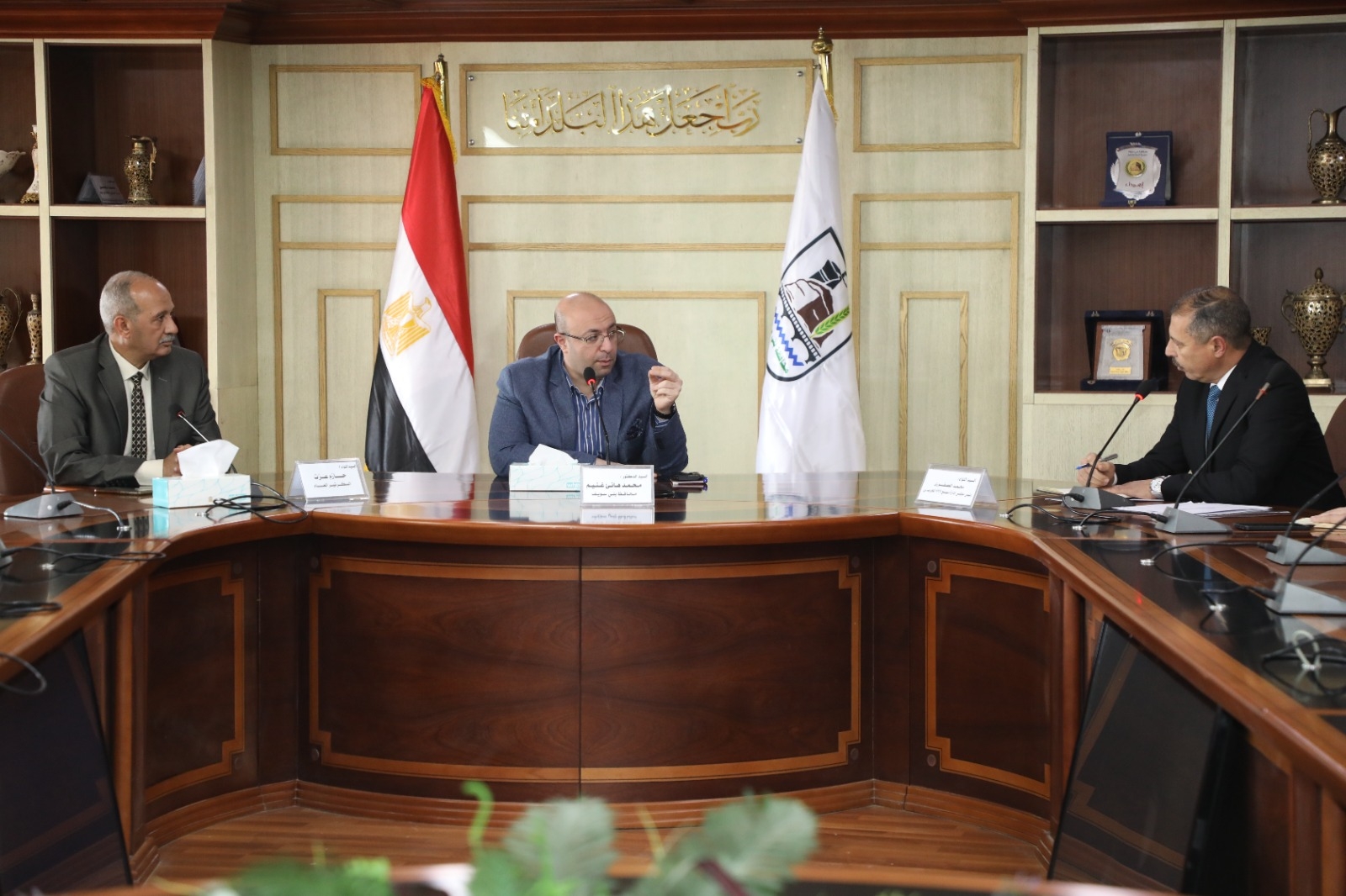 بحث معوقات العمل بمشروع مصنع تدوير القمامة بسمسطا