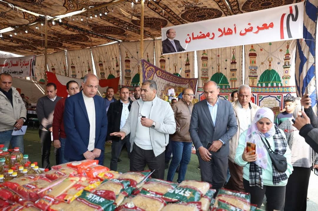 كدواني يفتتح معرضين "أهلاً رمضان"بسمالوط استعداداً للشهر الفضيل