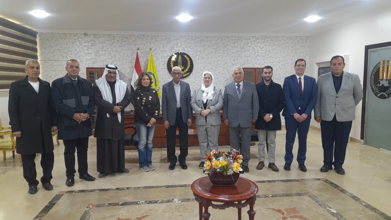 محافظ شمال سيناء يستقبل رئيس جامعة سيناء