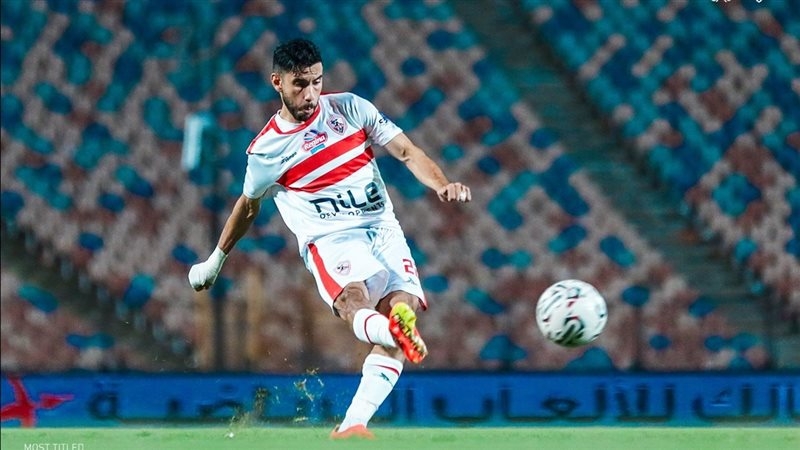 ناصر ماهر يمنح الزمالك هدف التعادل في شباك بتروجيت