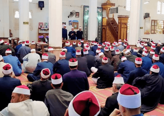 اجتماع مدير مديرية الأوقاف بكفر الشيخ، بإدارات فوه، ومطوبس قبلي