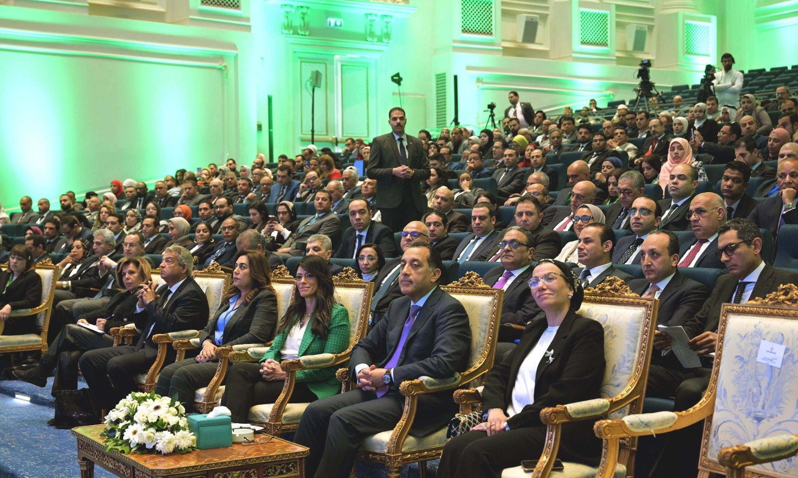 خلال مؤتمر المشروعات الفائزة بالمبادرة الوطنية للمشروعات الخضراء