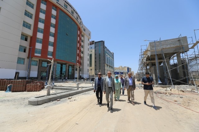 جامعة كفر الشيخ تسابق الزمن للانتهاء من المستشفيات الجديدة