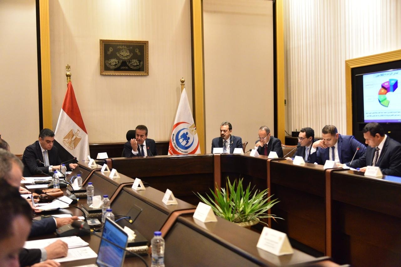 وزير الصحة يترأس اجتماع مجلس إدارة صندوق مواجهة الطوارئ الطبية