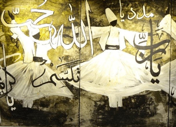 بالصور.. حضرة مولانا معرض فني بالقاهرة